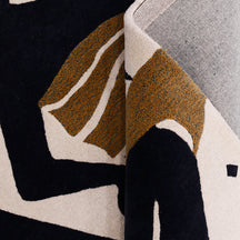 Jazz Dancing Couple Hand Tufted Wool Wall Rug