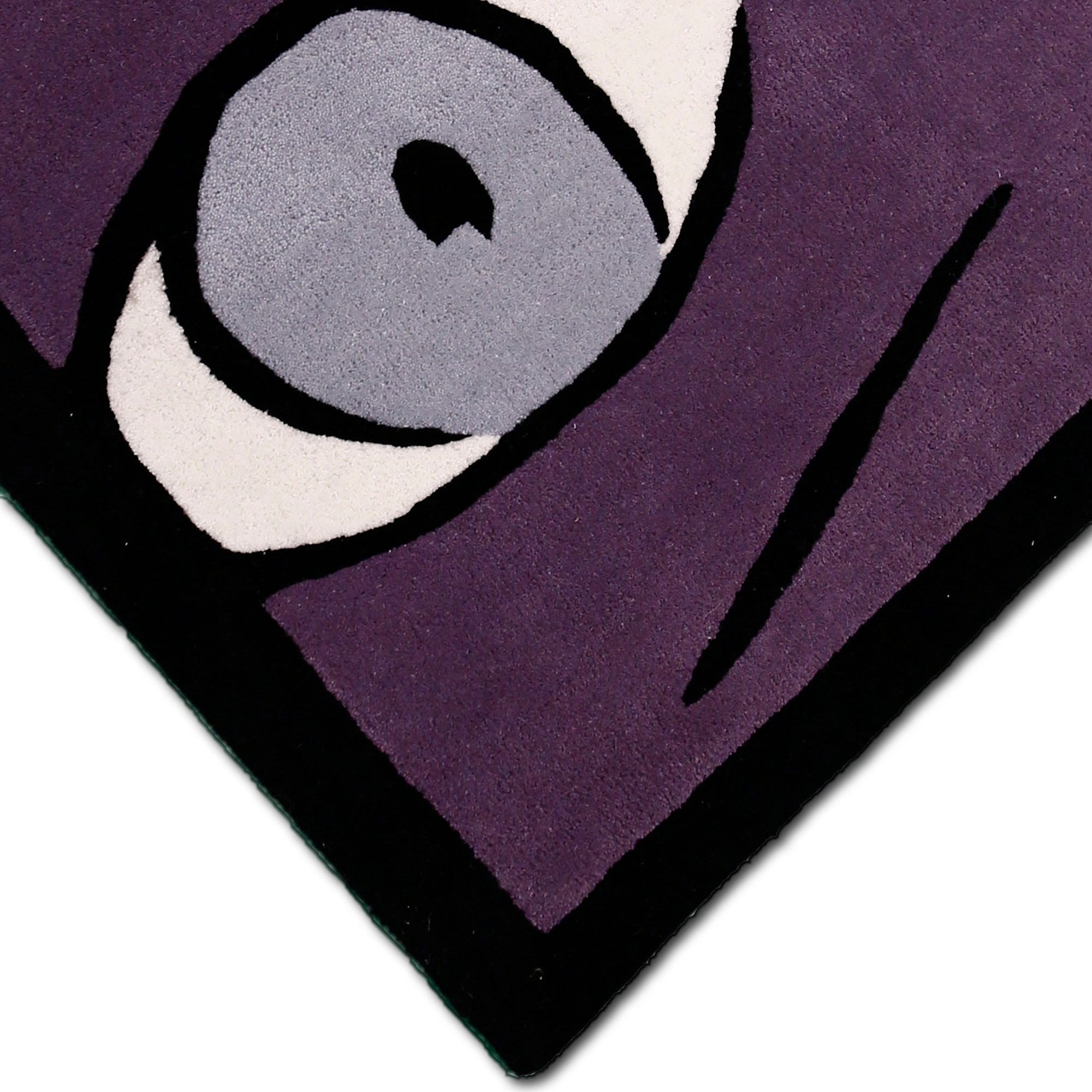 Geometric Cubist Portrait Hand Tufted Wool Wall Rug