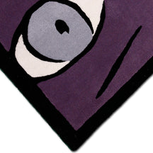 Geometric Cubist Portrait Hand Tufted Wool Wall Rug
