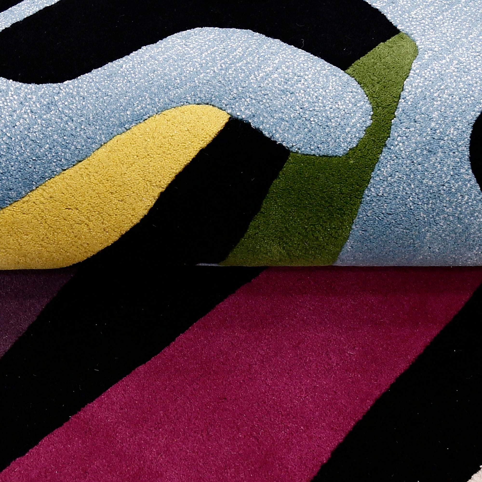 Abstract High Heels Hand Tufted Wool Wall Rug
