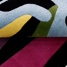 Abstract High Heels Hand Tufted Wool Wall Rug