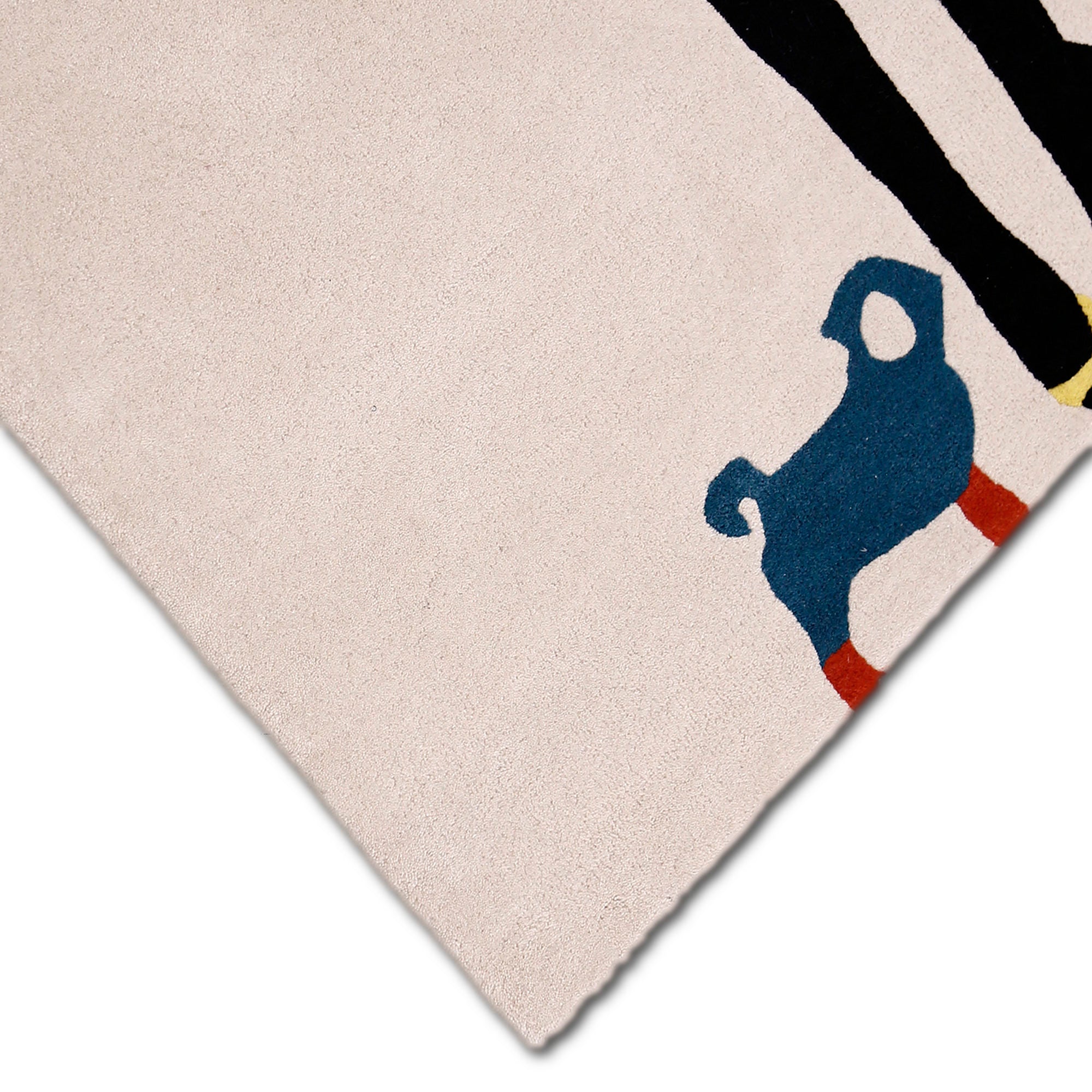 Umbrella Fashion Lady Hand Tufted Wool Wall Rug