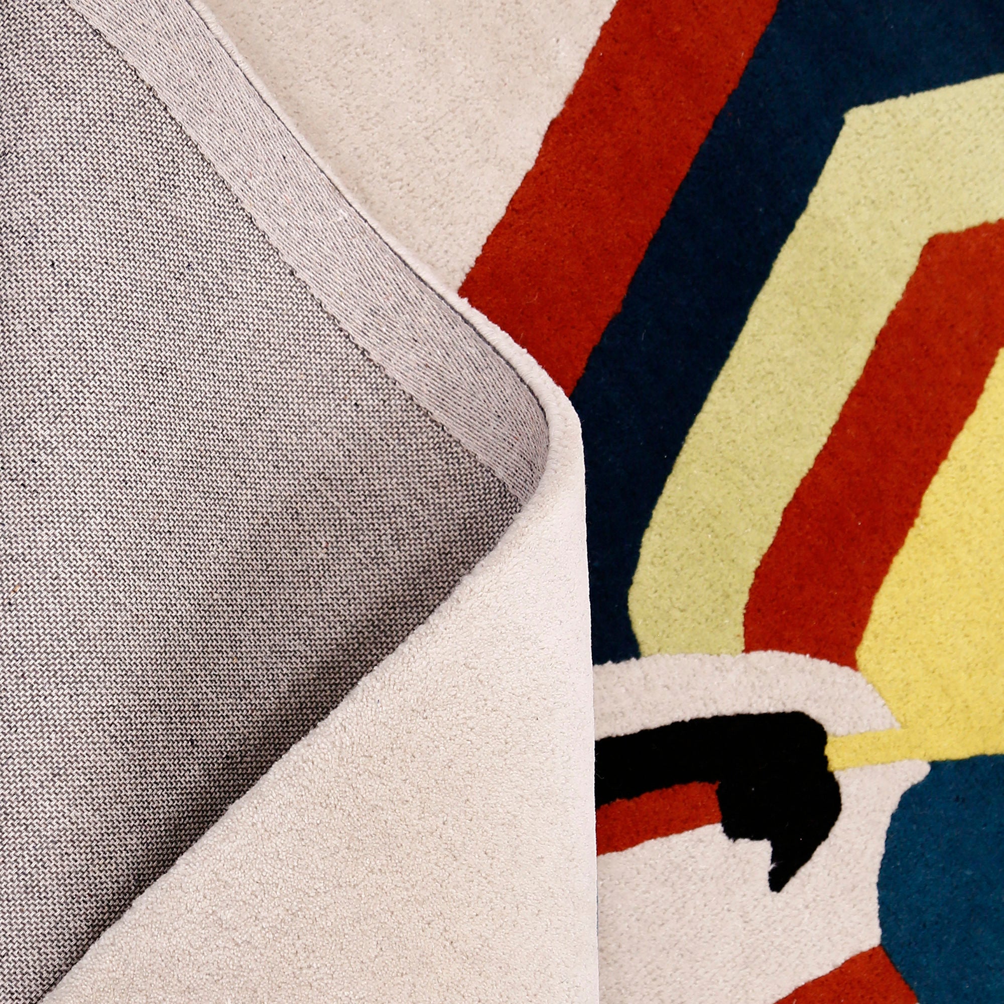 Umbrella Fashion Lady Hand Tufted Wool Wall Rug