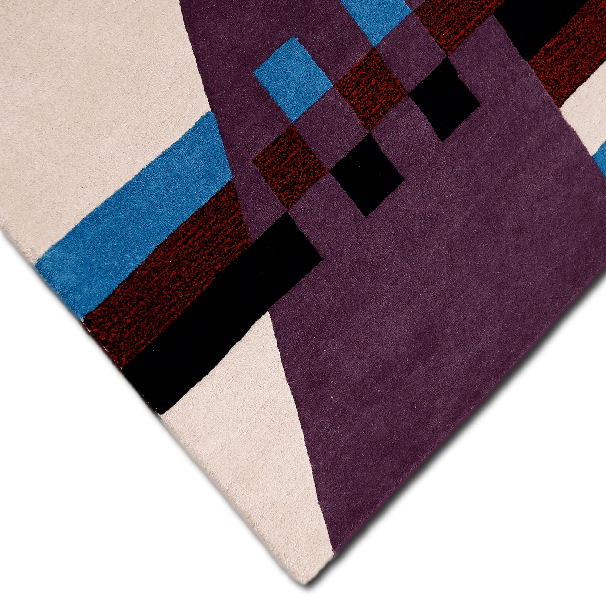 Fashion Lady Handbag Hand Tufted Wool Wall Rug