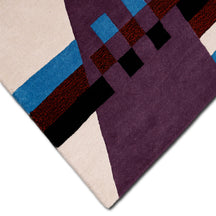Fashion Lady Handbag Hand Tufted Wool Wall Rug
