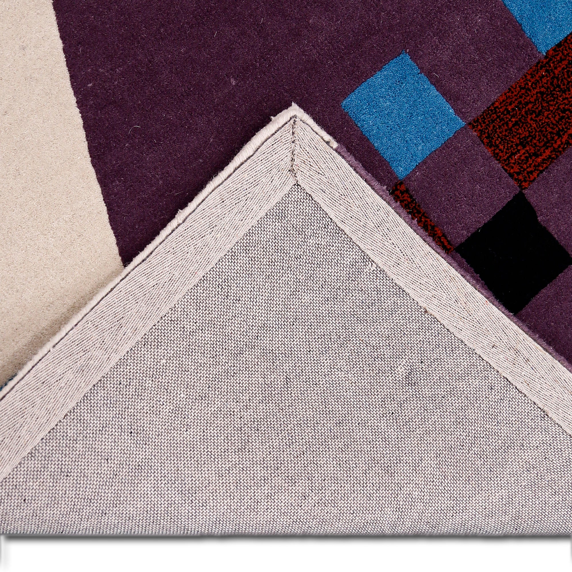Fashion Lady Handbag Hand Tufted Wool Wall Rug