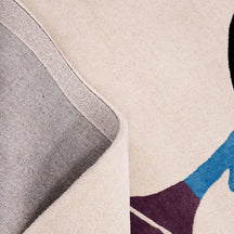 Fashion Lady Handbag Hand Tufted Wool Wall Rug