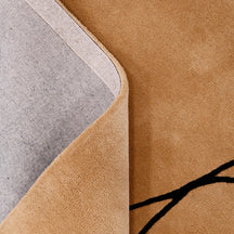 Minimal Dancing Couple Hand Tufted Wool Wall Rug