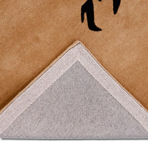 Dance Duo Hand Tufted Wool Wall Rug