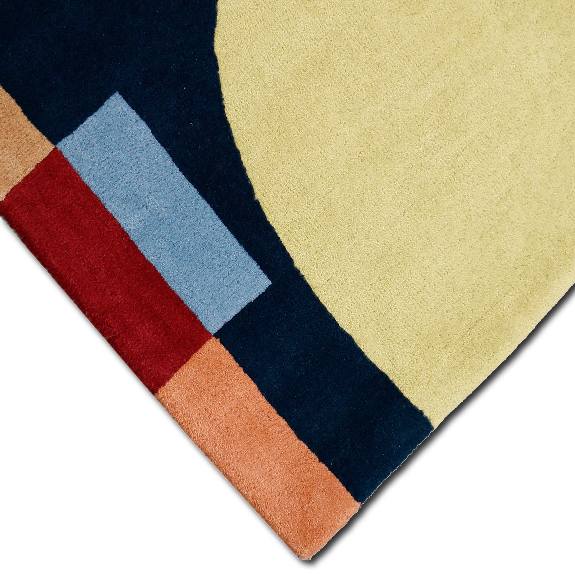 Glasses Lady Hand Tufted Wool Wall Rug