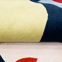 Glasses Lady Hand Tufted Wool Wall Rug