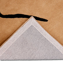 Minimal Rose Lady Hand Tufted Wool Wall Rug