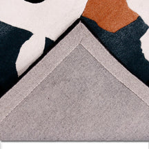 White Horse Rider Hand Tufted Wool Viscose Wall Rug