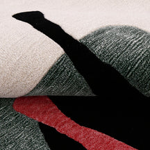 Equestrian Rider Hand Tufted Wool Viscose Wall Rug