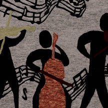 Musician Trio Hand Tufted Wool Wall Rug