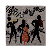 Musician Trio Hand Tufted Wool Wall Rug