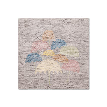 Pastel Umbrella Cluster Hand Tufted Wool Wall Rug