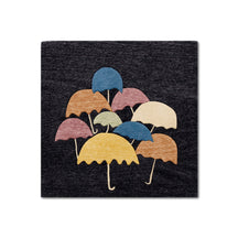 Pastel Umbrella Canopy Hand Tufted Wool Wall Rug