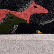 Galloping Horses Hand-Tufted Wool Wall Rug