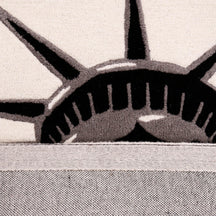 Statue of Liberty Hand Tufted Wool Wall Rug