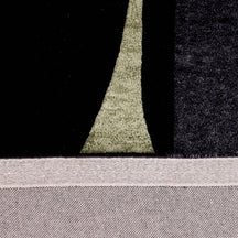 Dual Abstract Face Hand Tufted Wool Wall Rug