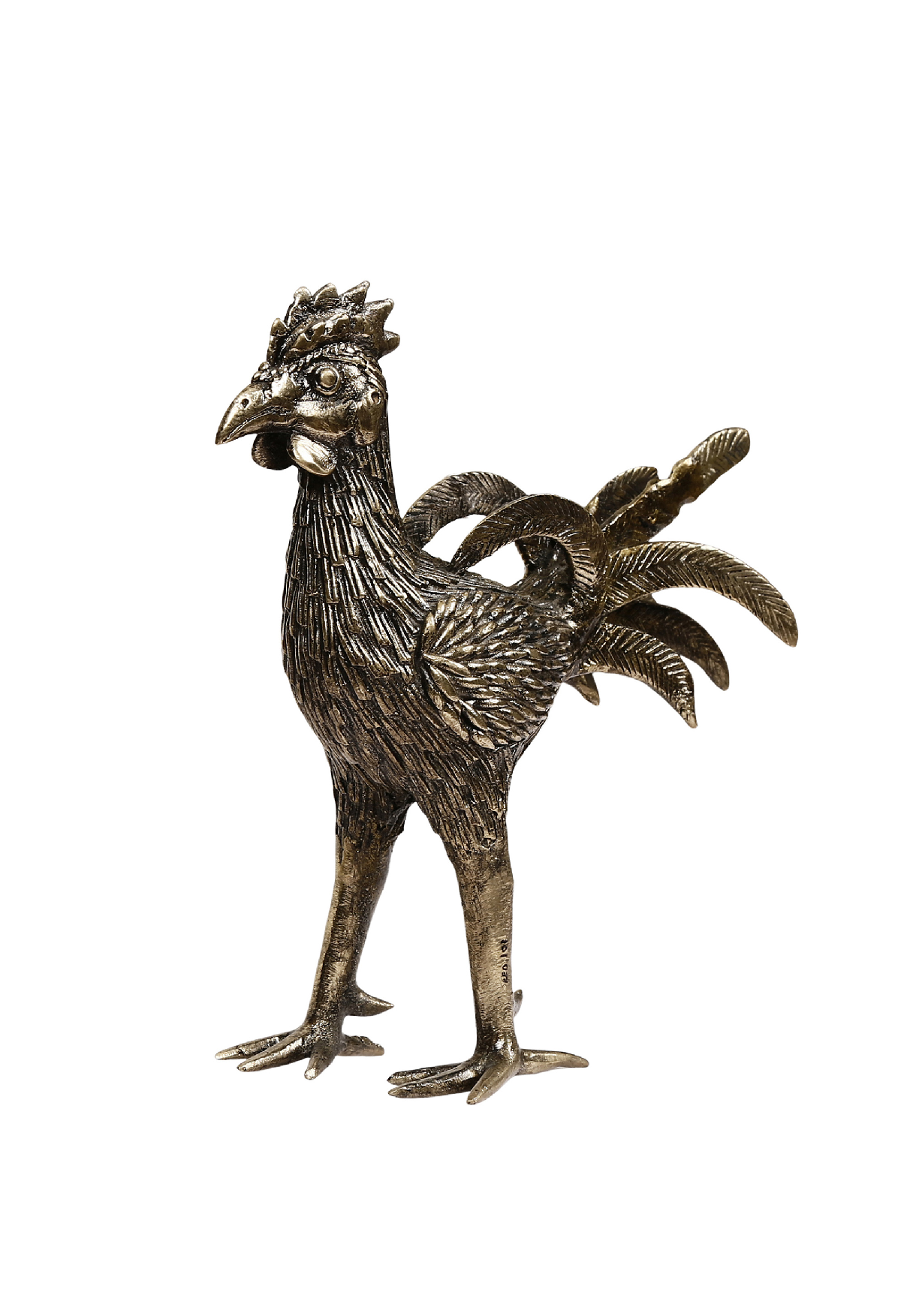 Khushi-Living-Artefacts-Brass-Cock