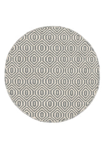Sage Round Dhurrie