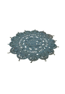 Lotus Round Dhurrie