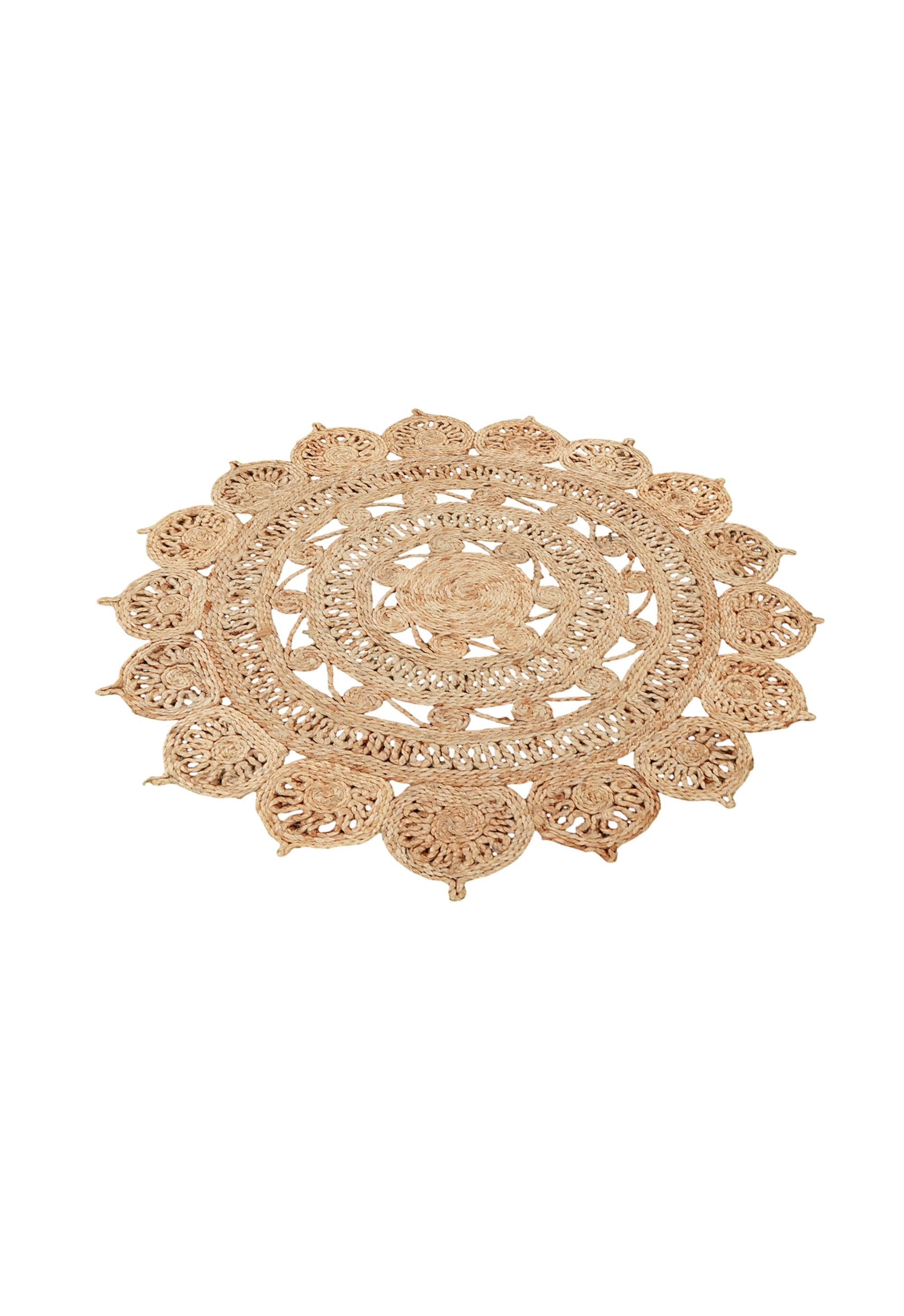 Jute Bloom Dhurrie