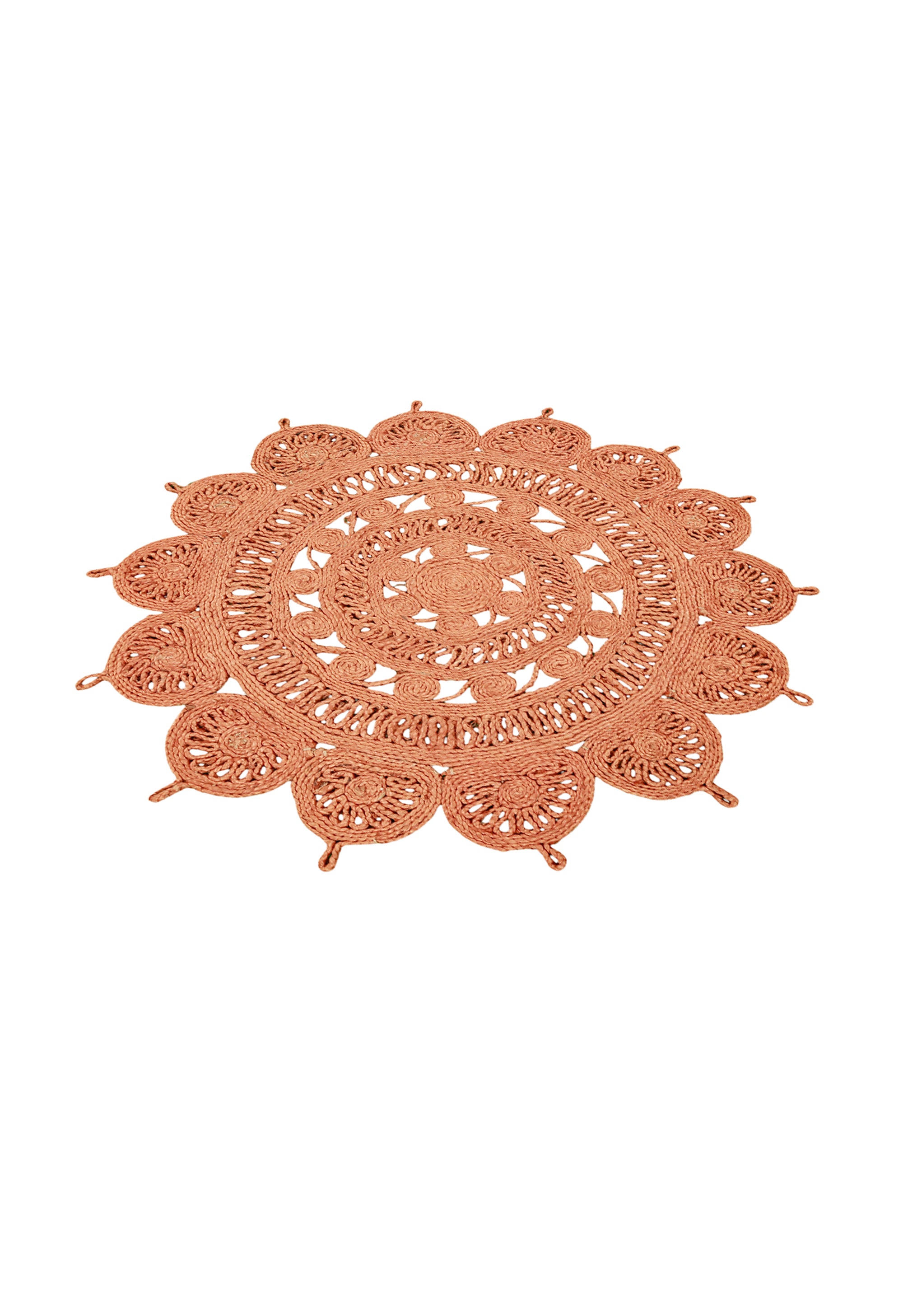 Orange Petal Dhurrie