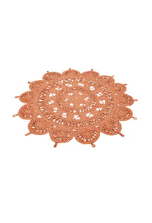 Orange Petal Dhurrie