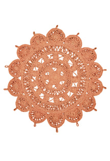 Orange Petal Dhurrie