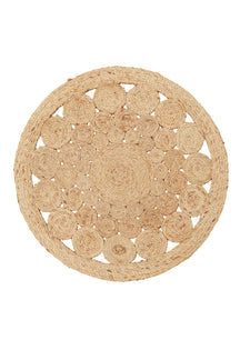 Jute Circle Dhurrie