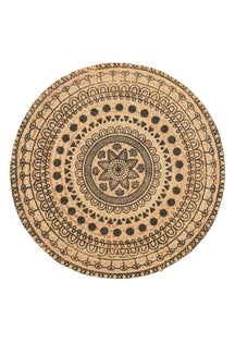 Noir Mandala Dhurrie