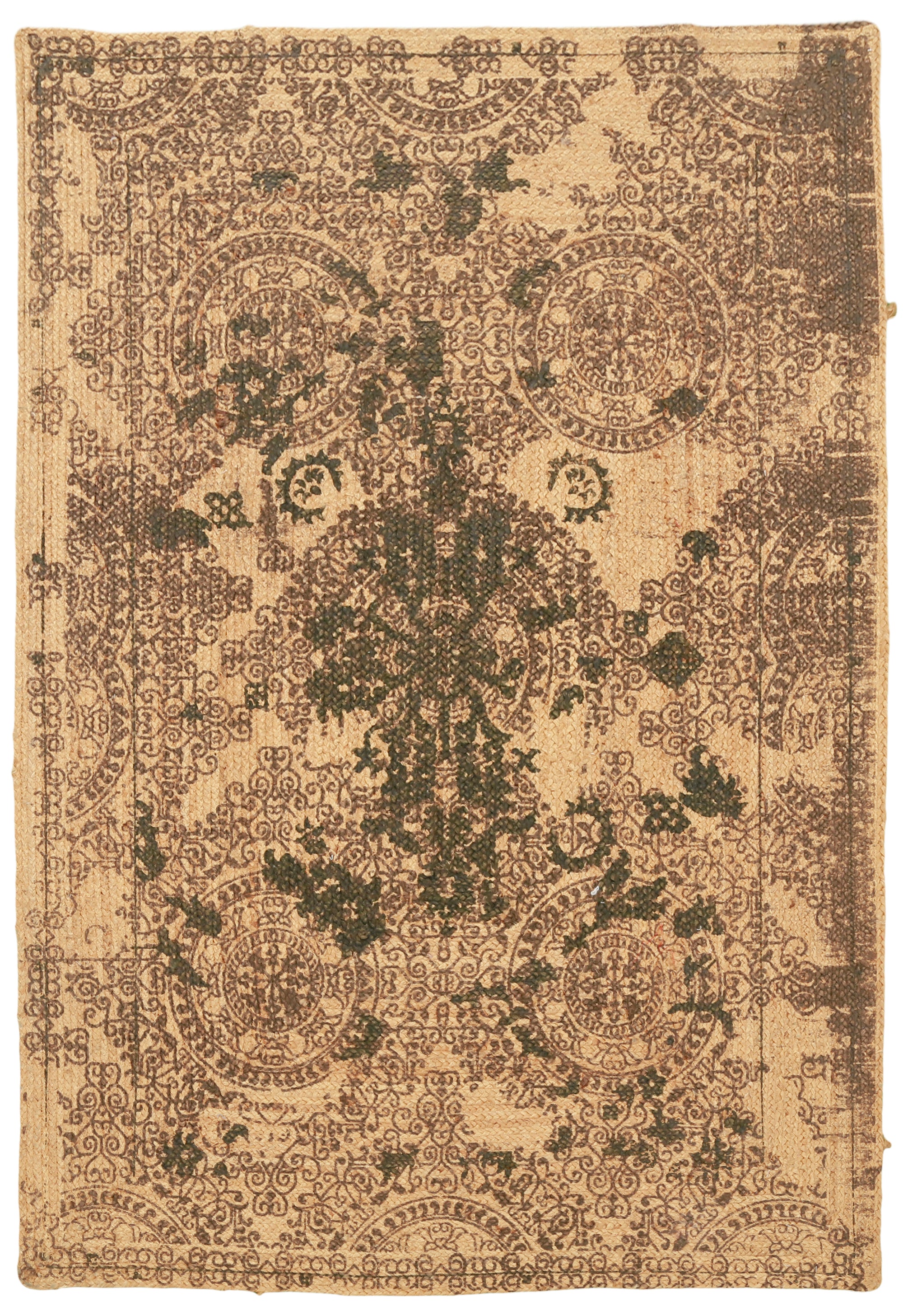 Rustic Medallion Dhurrie