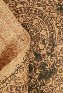 Rustic Medallion Dhurrie