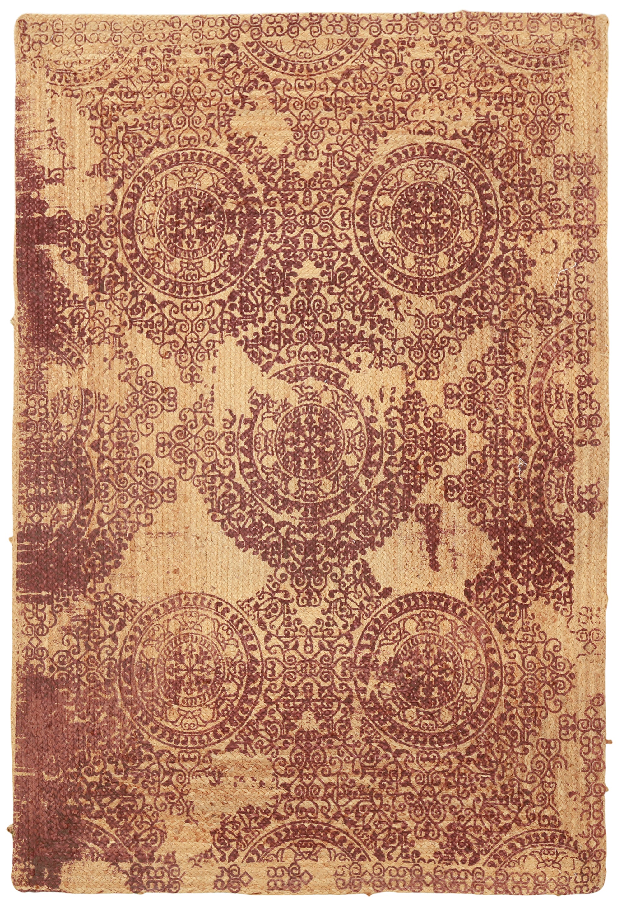 Antique Print Dhurrie