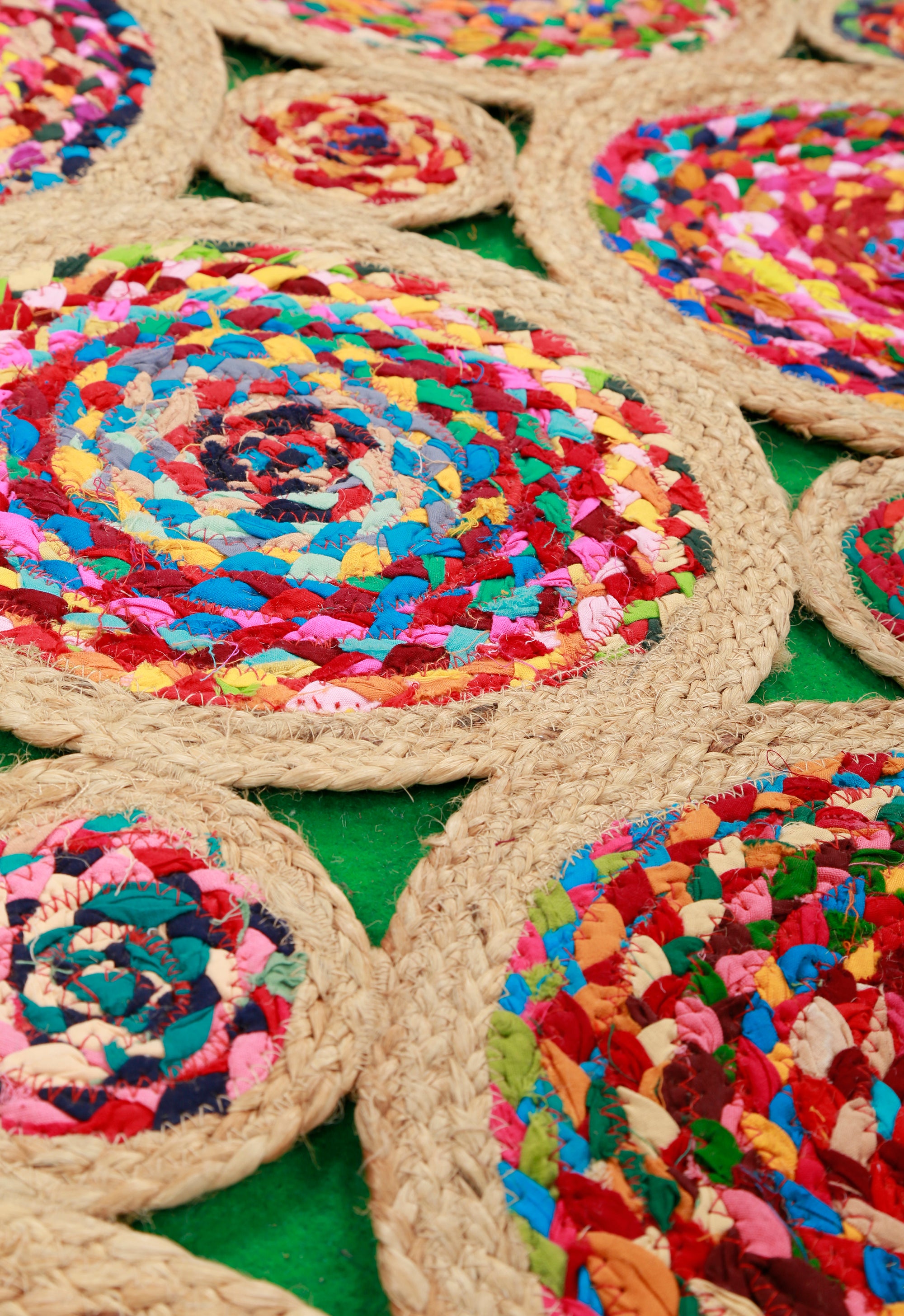 Spiral Dot Dhurrie