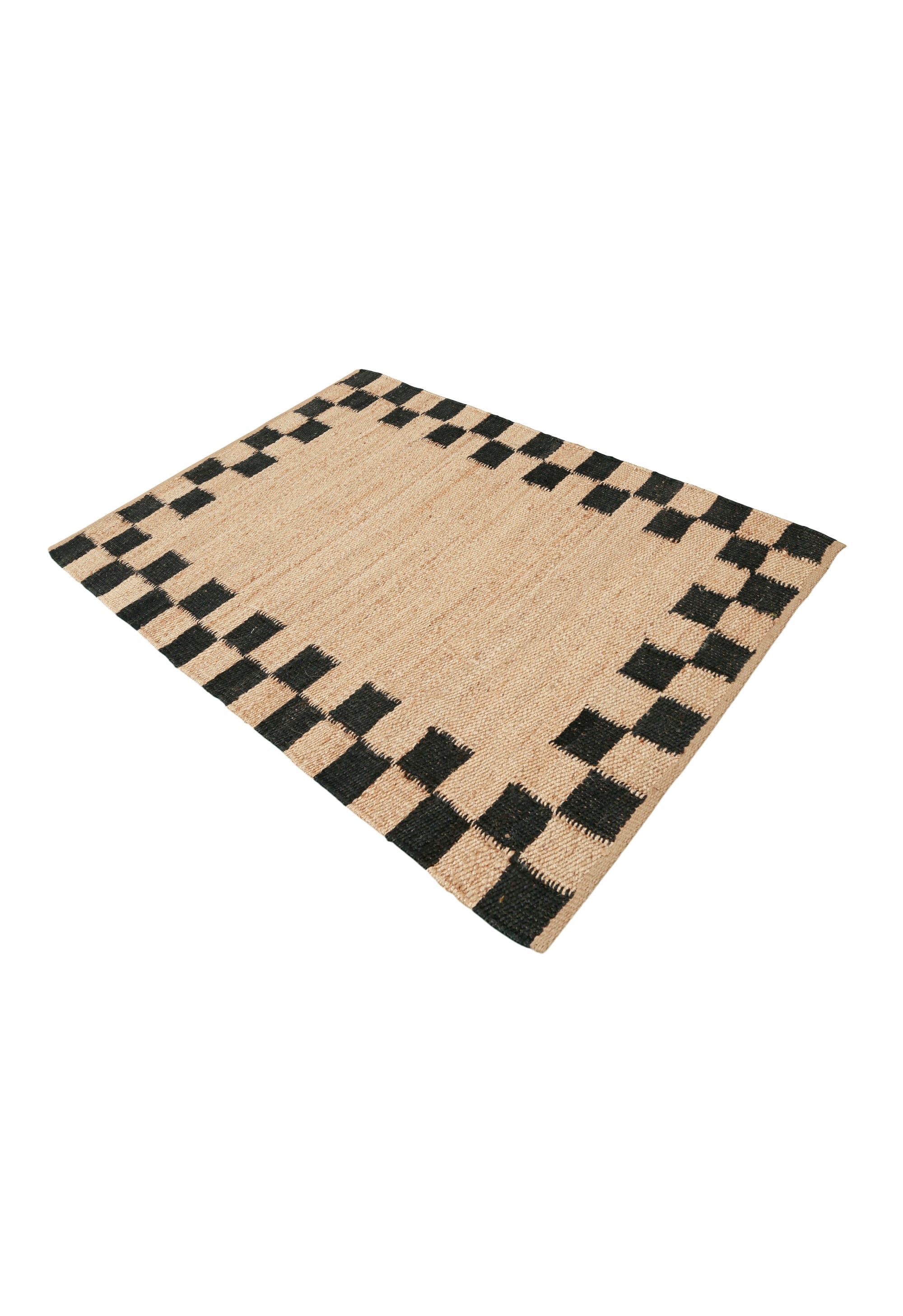 Chess Border Dhurrie