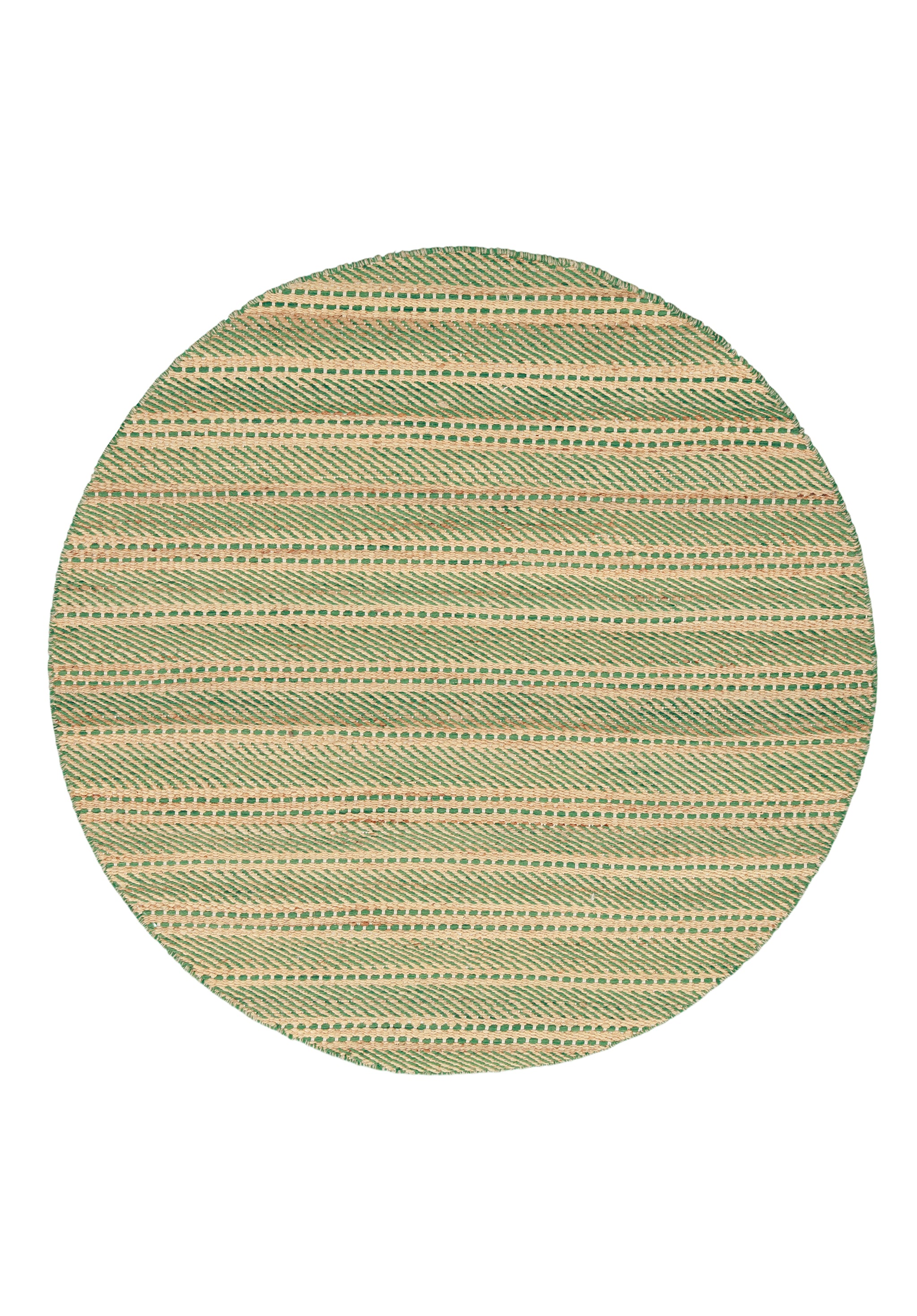 Khushi-Living-Rugs-Carpet-Hand-Woven-Durrie-Round