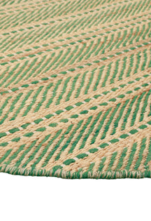 Khushi-Living-Rugs-Carpet-Hand-Woven-Durrie-Round