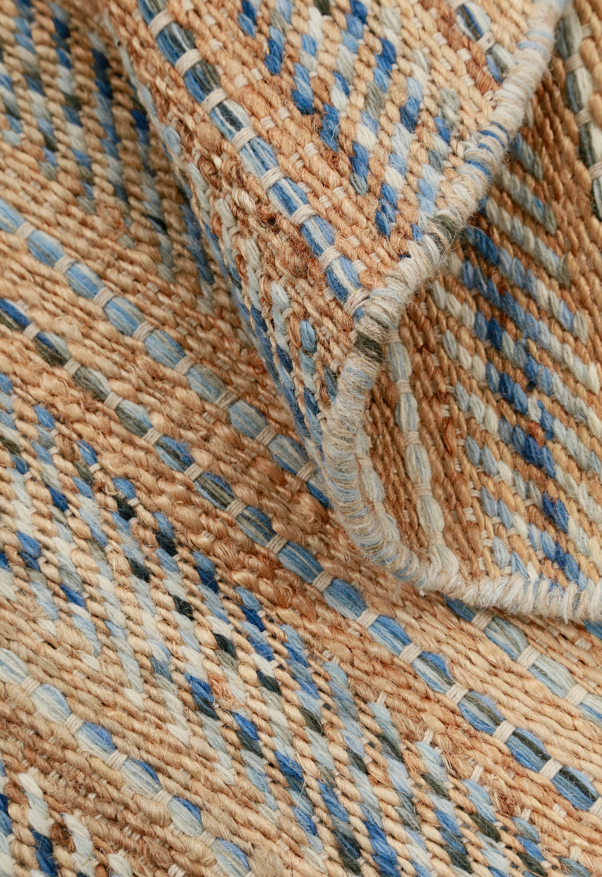 Khushi-Living-Rugs-Carpet-Hand-Woven-Durrie-Round