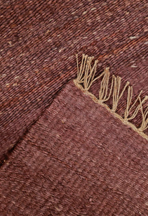 Dusty Rose Plain Dhurrie