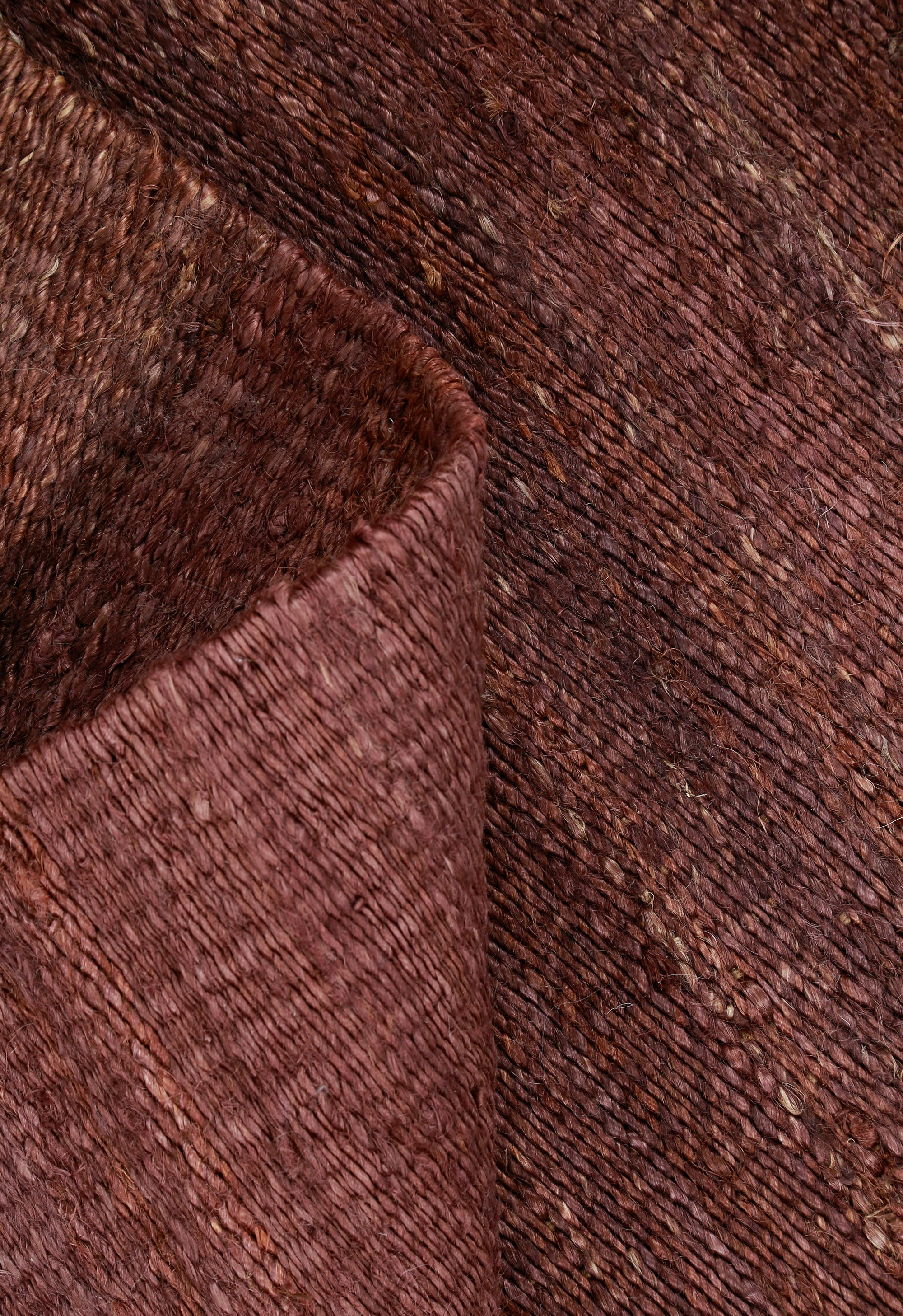 Dusty Rose Plain Dhurrie