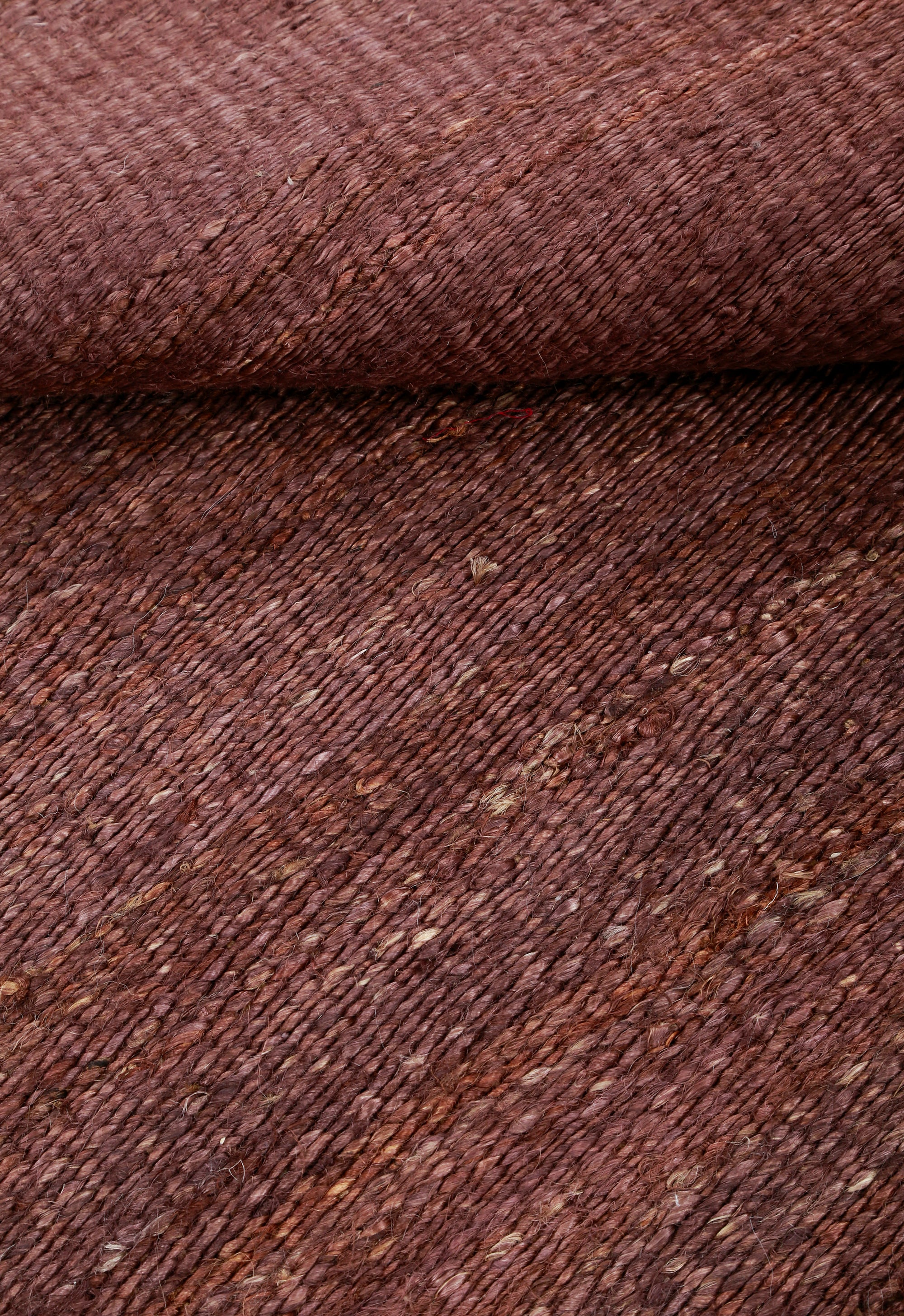 Dusty Rose Plain Dhurrie