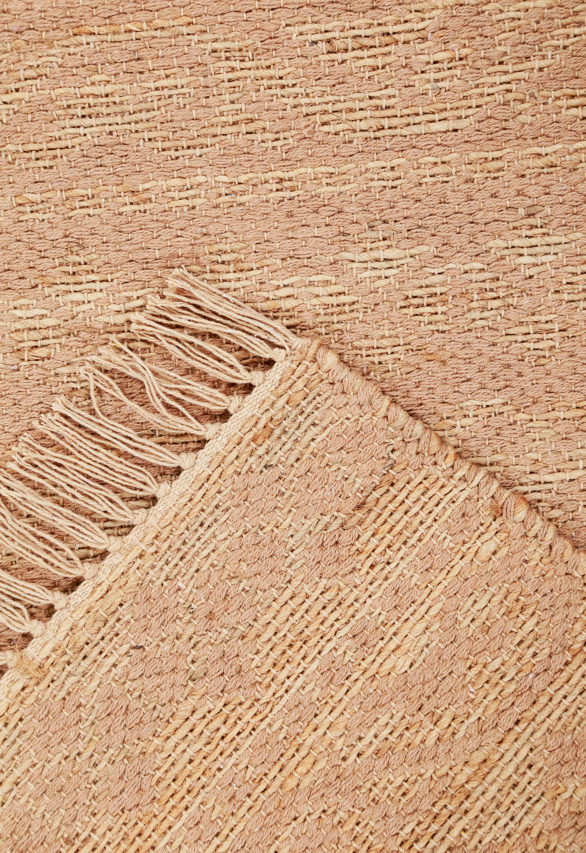 Peach Whisper Weave Dhurrie