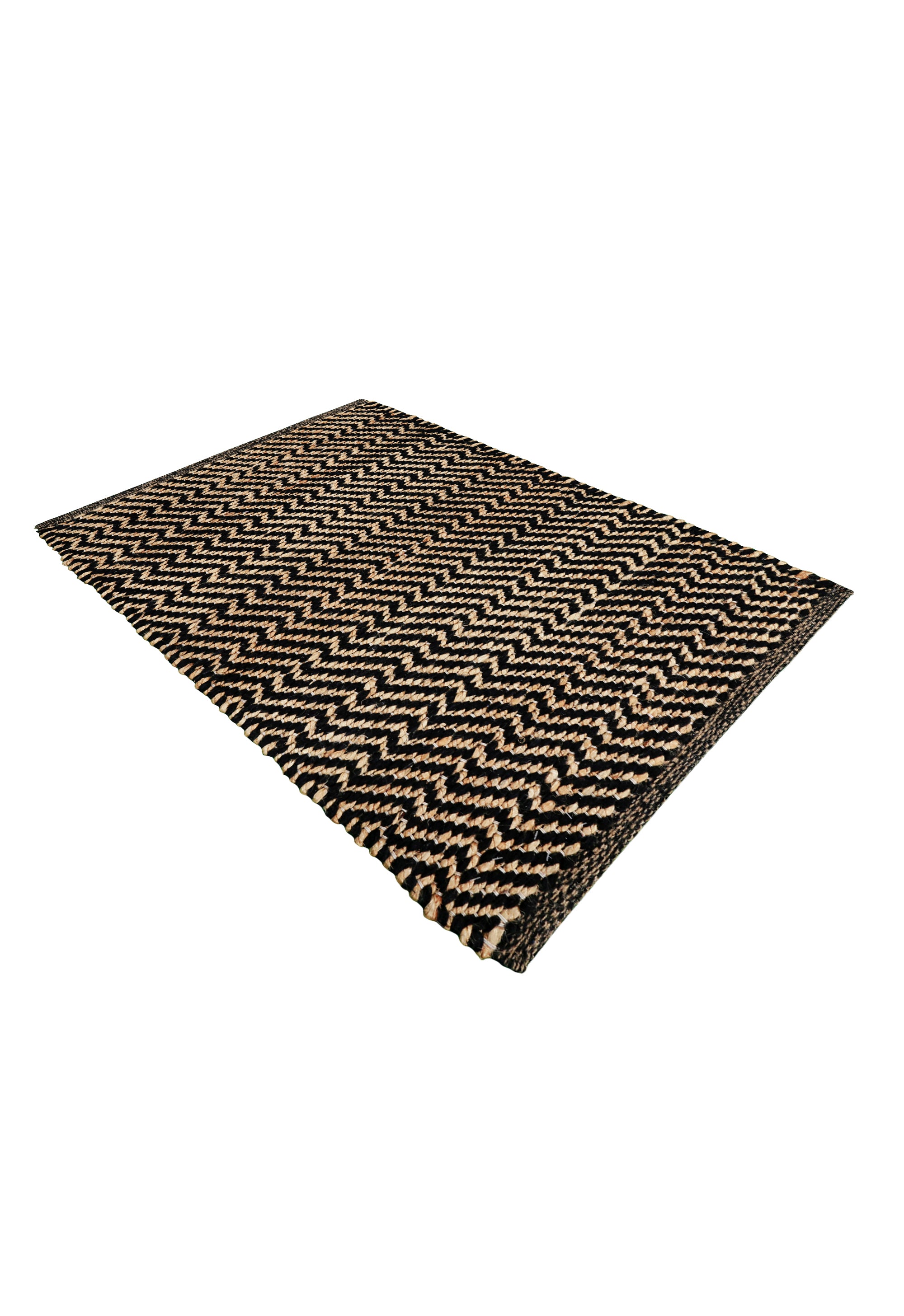 Midnight Chevron Dhurrie
