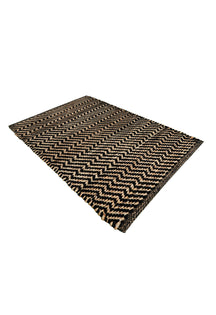Midnight Chevron Dhurrie