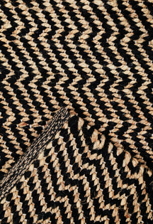 Midnight Chevron Dhurrie