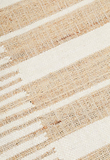Beige Stripe Dhurrie